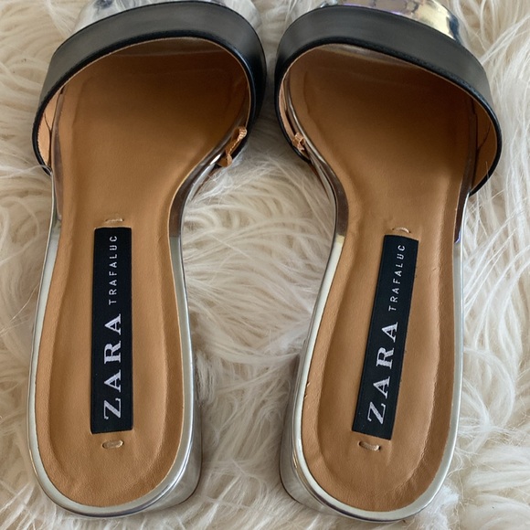 ZARA Trafaluc flip on sandals - Picture 9 of 13